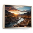 thumbnail image 2 of Designart "Nevada River horizon I" Landscapes Floater Framed Canvas Art Print, 2 of 7