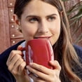 thumbnail image 3 of Paquete con 36 piezas de Taza cerámica exterior color blanco rojo 9 x 10.2, 3 of 4