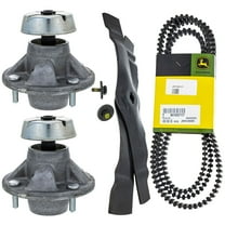 OEM Spindle Mower Blade 2 Pack and Belt John Deere SST16 LT160