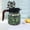 Green, variant on Dvruxg Vintage Floral Pattern Tea Thermos, Thermos Tea Pot, Vintage Floral Pattern Tea-Built-In Infuser, Stainless Steel Thermal Carafe with Lid for Hot Drinks