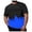 Blue, variant on Mens Plus Size Gradient T Shirt – Comfy Oversized Fit Men T Shirts – Essential Men's Clothing for Daily Work Party (Size XXL-7XL)