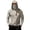 Beige, variant on Men Hooded Long Sleeve Sun Protection Jacket Camouflage Print Lightweight Pullover Outdoor Casual Top with Zipper Pocket