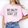 thumbnail image 5 of Be Salty Stay Lit Matthew 513-14 Christian Bible Verse Shirt for men and women Full Size S-5XL, 5 of 7
