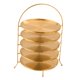 thumbnail image 2 of Soporte para pasteles, plato de postre, soporte para cupcakes de varios niveles, bandeja para servir de varios niveles para bodas 5 capas 23cm, 2 of 9