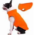thumbnail image 1 of Jersey para perros, chaleco polar JACKO & CO, naranja, para pequeños y medianos, 1 of 8