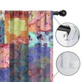 thumbnail image 4 of Blackout Kids Curtains,Boho Bohemia Pioneer Flower Childrens Insulated Curtains Set Of 2,Bedroom Essentials,Toddler Room Decor 42"x84"(106x213cm), 4 of 4