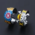 thumbnail image 5 of Anillo de Anime de una pieza, Luffy, Zoro, Sanji, Nami, Robin, Pirate, accesorios de Cosplay, dibujos animados, regalo para pareja, amigo, nuevo, 5 of 5