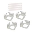 thumbnail image 3 of 4x Soportes de sábanas Accesorios de titulares de sábanas Ajuste de todos los tamaños de colchón Sheeters Schips ajustados para el dormitorio de, 3 of 8