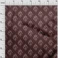 thumbnail image 3 of oneOone Rayon Maroon Fabric Asian Block Floral Fabric For Sewing Printed Craft Fabric By The Yard 56 Inch Wide, 3 of 4