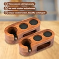 thumbnail image 4 of Espresso Tamping Station Wooden Coffee Tamper Station 51/58mm Espresso Tamper Holder with Non Slip Pad for Home Coffee Shop Use, 4 of 10