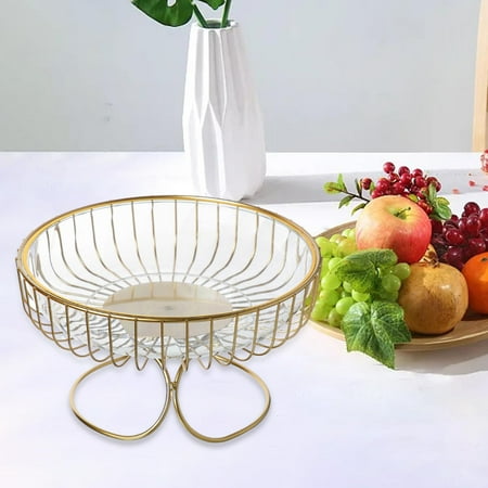 Fruit Storage Basket Table Centerpiece Fruit Bowl for Party Kitchen Birthday clear - Walmart.ca