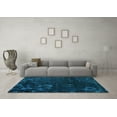 thumbnail image 3 of Ahgly Company Indoor Rectangle Persian Turquoise Blue Bohemian Area Rugs, 8' x 12', 3 of 4