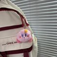 thumbnail image 3 of Muñeca De Dibujos Animados De Felpa De Moda Coreana Japonesa Estrella Bika Furry Mochila Colgante Llavero Corazón Niña Suave Cera, 3 of 4