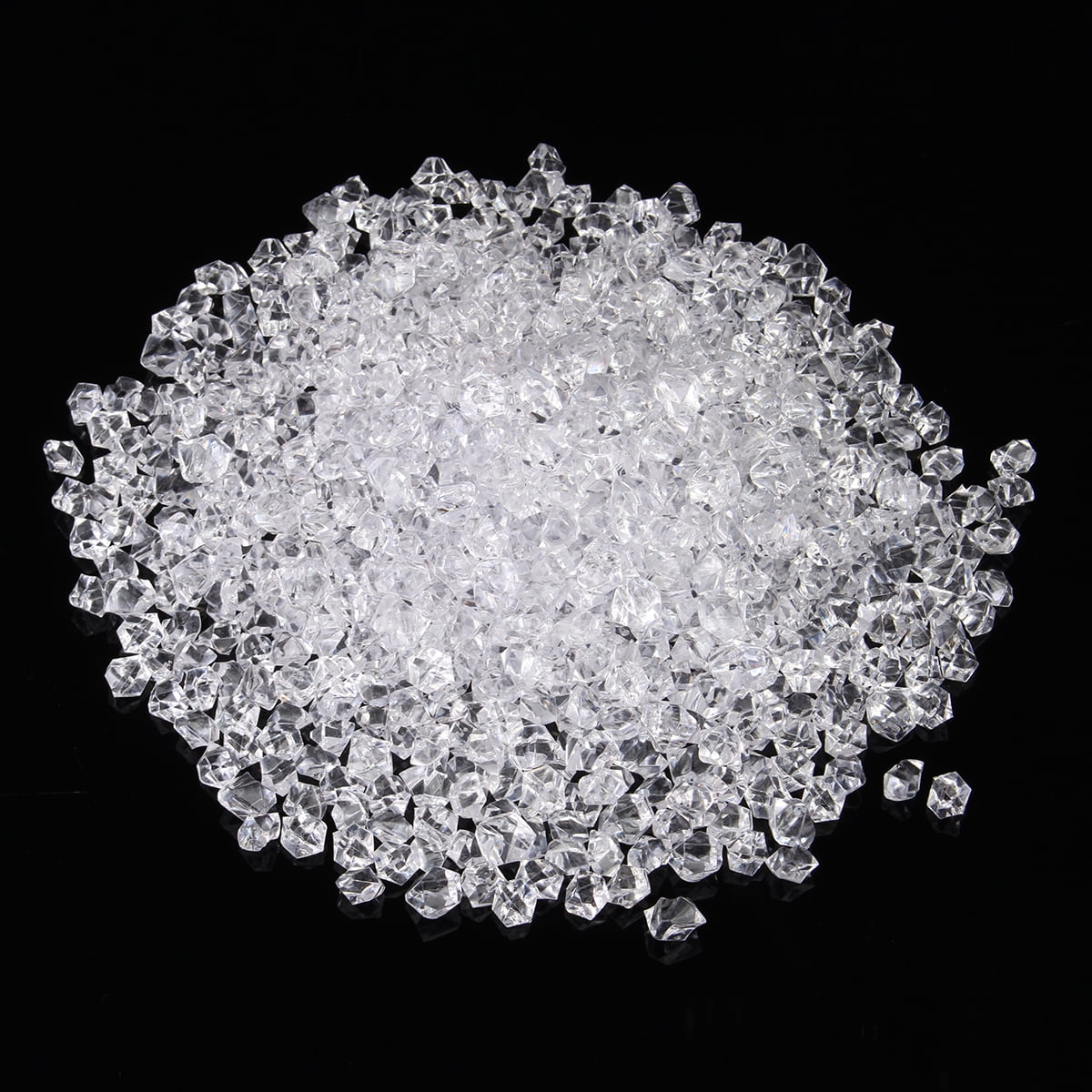 1000pc Clear Acrylic Crystal Ice Rock Stones Aquarium Vase Gems