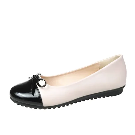

Women‘s Flat Shoes Closed Toe Bow Decor Ballet Flats