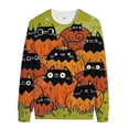 thumbnail image 1 of Halloween Men's Long Sleeve Sweatshirt Round Neck Long Sleeve Top, 1 of 1
