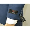 thumbnail image 2 of Mens Vitali Three Piece Suit Vested Sharkskin Sheen M3090 Royal blue Regular fit, 2 of 8