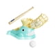thumbnail image 1 of juego de lanzador de béisbol automático para aprender a golpear juguetes de entrenamiento de bate estirables para más de 4 , niñas, , Azul Sunnimix juego de entrenamiento de beisbol, 1 of 8