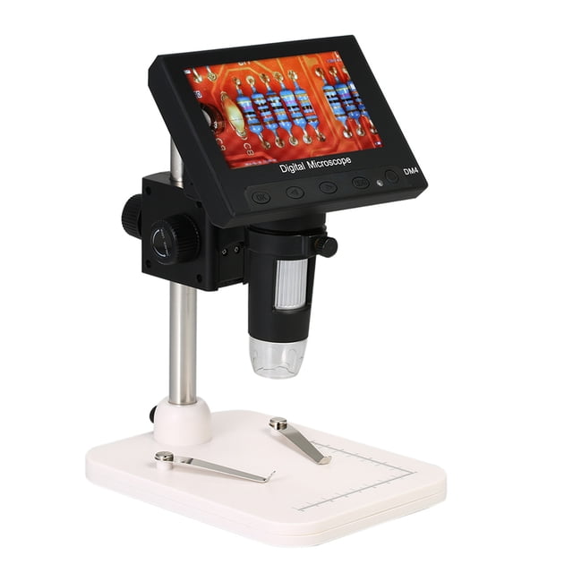 1000X aumento 4,3 pulgadas pantalla LCD microscopio portátil 720P LED lupa Digital con soporte para TOMSHOO Microscopio