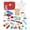 Red, variant on Doctor Kit for Kids Realistic, 36PCS Kids Doctor Kit Wooden, Doctor Pretend Playset