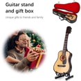 thumbnail image 5 of 15cm Wooden Miniature Guitar Ornament Mini Musical Instrument, 5 of 5