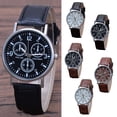 thumbnail image 4 of Resicozy Watches for Men with Leather Strap Dress Watch Quartz Wrist Watches Business Casual Watches Gifts Black with White Face, 4 of 4