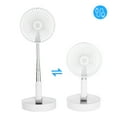 thumbnail image 1 of SB Powered Osillating Fan Portable Electric Fan 180° Rotatable Head Quiet Desk Fan with 4-Speed 34-Inch Extendable stand Built-in 7200mAh Rechargeable Battery for Bedroom Home Office, 1 of 8