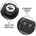 thumbnail image 3 of Shisuyan 1 Set Cabinet Security Lock Combination Password Lock Electric Box Coded Lock Safe Box Lock, 3 of 8