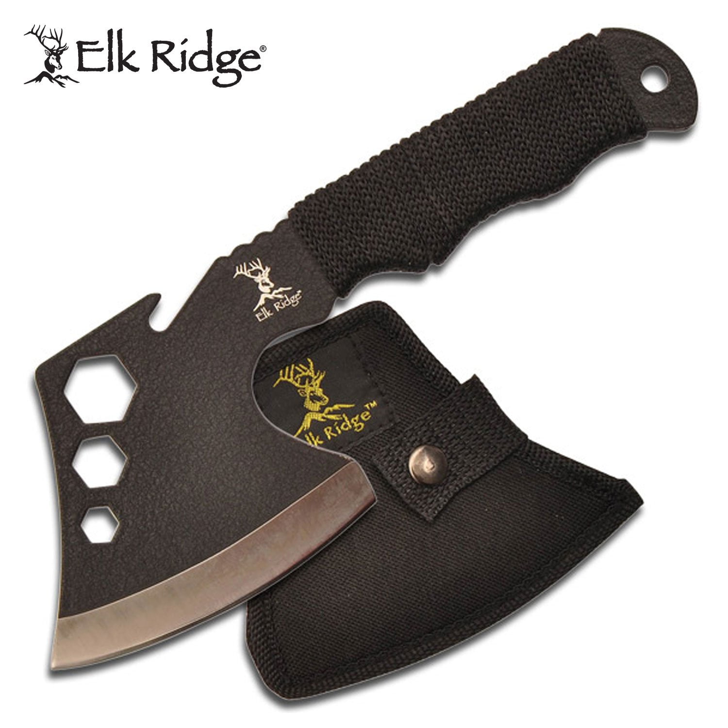 Elk Ridge Professional Outdoor Survival Axe Axt Beil Fulltang Holzgriff ER-199 