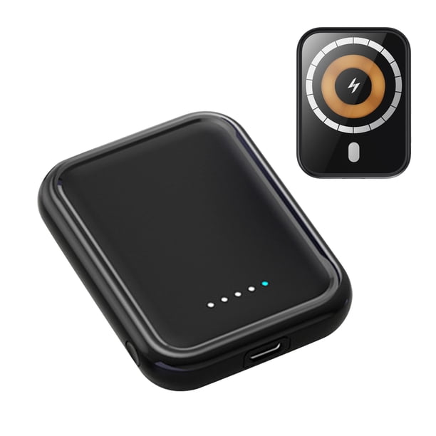 Magnetic Wireless Power Bank 5000mAh Battery Pack Magnetic Fast