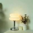 thumbnail image 4 of Glass Table Lamp Trichromatic Dimming Living Room Atmosphere Lamps Eye Protection Night Light GirlBedroom US Plug, 4 of 5