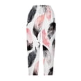 thumbnail image 5 of QATAINLAV Yoga Capris for Women Comfy Wide Leg Fashion Printed Capri Pants with Pockets Lightweight Casual Workout Lounge Cropped Trouser Multicolor 5XL Today Prime Sales, 5 of 6