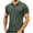 Q-333 Army Lime Green, variant on Black Workout Athletic Jogger Tops for Man Summer Fall Short Sleeve Henley Turtleneck Fish Net Quick Dry Basic Top T Shirt Blouse Mens 2026 Clothes XXL