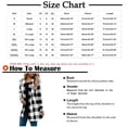 thumbnail image 3 of ZQGJB Women's Open Front Long Cardigan Plus Size Draped Snap Buffalo Plaid Shirt Lightweight Kimono Cardigan Fall Winter Knit Pullover Sweater Tops Outwear Black XXXL, 3 of 5