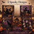 thumbnail image 4 of Zydvens Halloween Pearl Art DIY Kit - 3D Diamond Painting Gems Bead Crafts with Tools Set Spooky Cute Fall Home Wall Decor Beginner Adults Seasonal Gifts Accessories, 4 of 8