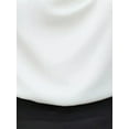 thumbnail image 3 of ZOELNIC Women's Elegant Cowl Neck Blouse Draped Long Sleeve for Office & Work Wear, L, 3 of 4