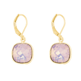 thumbnail image 1 of Arete para Mujer con Cristal Swarovski  en Forma de Cuadrado – Bañado en Oro 14k– Arete Elegante y Brillante, Aretes de Mujer de Moda– Joyería para Mujer de Moda– Regalo especial Ortiz Espinosa Temporada, 1 of 2