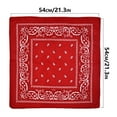 thumbnail image 2 of New Arrival!Polyester Paisley Cashew Square Scarf: Multi Purpose Cowboy Polyester Headbands 22x22 Inch, 2 of 4