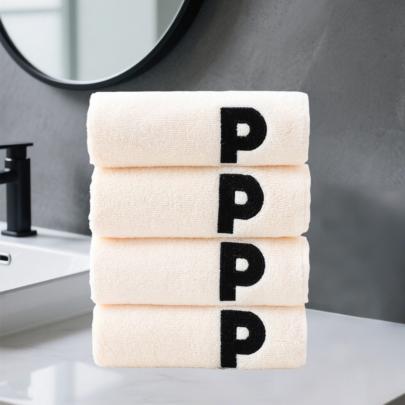 Bath Towels 4 Pcsborder Europe And The United States Foreign Trade Wholesale Absorbent Dry Face Towel Washcloth Cotton Towels