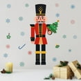thumbnail image 2 of Christmas Fridge Door Decoration Sticker, Creative Fridge Door Snowflake Nutcracker Sticker, PVC Christmas Soldier Wall Sticker Christmas Decorations, 2 of 4