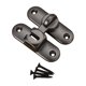 thumbnail image 2 of Cerradura de puerta de aleación de zinc con tornillos, cerradura de 90 grados, cerradura de puerta de armario para Gris, 2 of 9