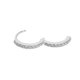 thumbnail image 5 of Pendientes Huggie para mujer Lóbulos de circonita cúbica Pendientes de aro 10mm Zulema Pendientes de aro Huggie, 5 of 8