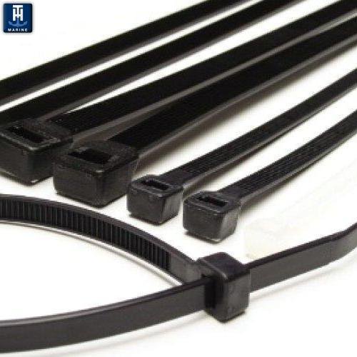 T-H Marine Wire Tie 075B-RAD-M-DP 7-1/2 Inch Length; Pack Of 1000; Black; Nylon