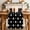 Black White, variant on Christmas Tree Table Runner 60 Inches Long Farmhouse Dress Scarves, Black White Winter Xmas Snowflakes Dining Tablerunner for Coffee Table/Kitchen Island/Party Décor, 13" x 60"