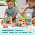 thumbnail image 6 of Melissa & Doug Blockables™ Town Snap And Play, Mix And Match Connectable Wooden Building Blocks Play Set Toy for Preschool Boys And Girls (73 Pcs) - FSC Certified, 6 of 12