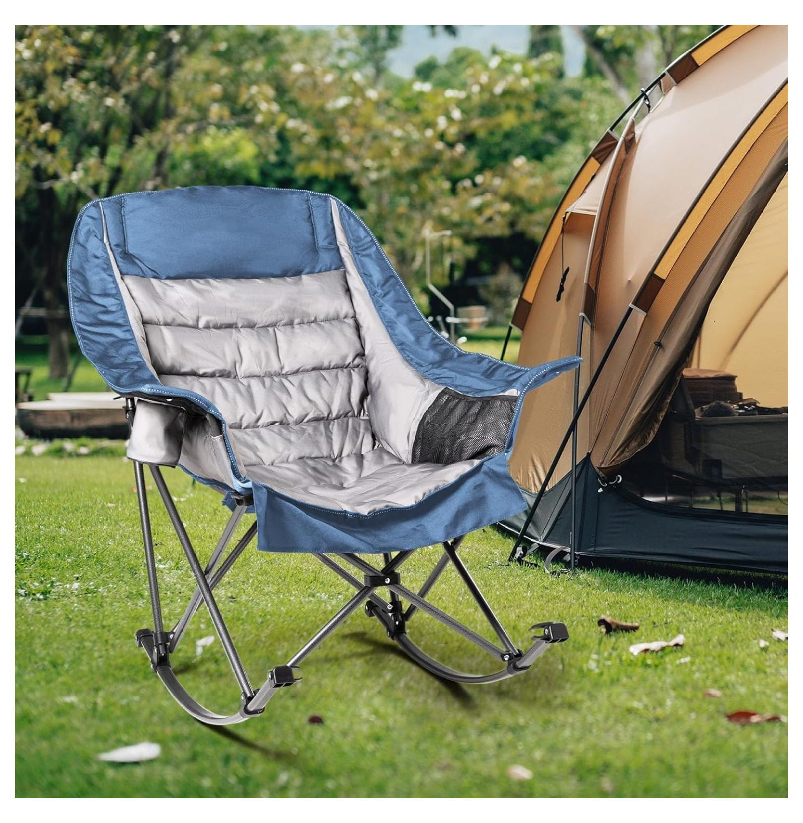 Guide Gear Oversized XL Camping Chair, Folding, Padded, 400-lb