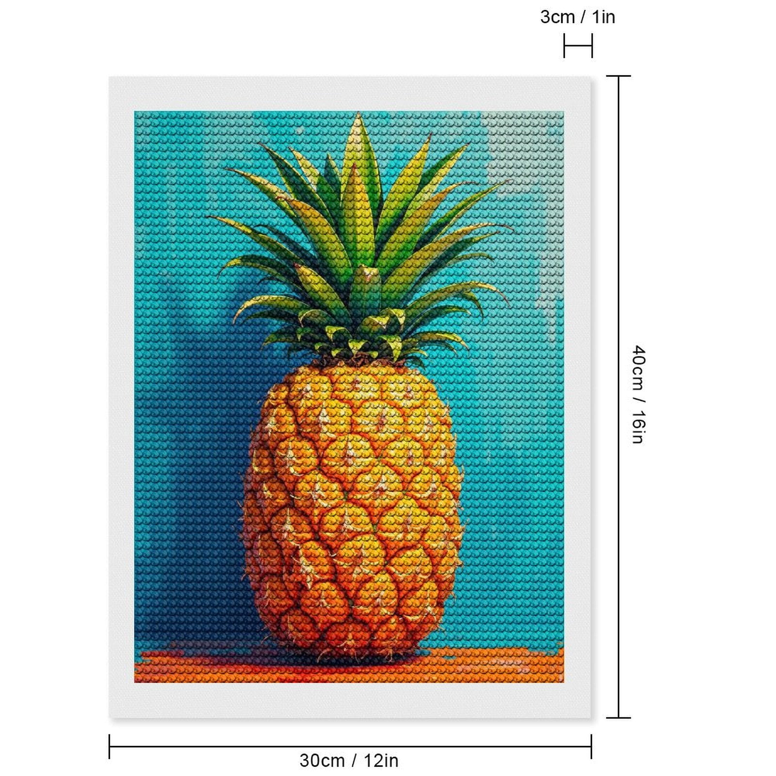 Diamond Art Kits for Adults, Juicy Tropical Fruit Art Print 5D Diamond Painting Kits for Adults Beginners, DIY Full Drill Diamond Painting, Gem Art and Crafts 12x16