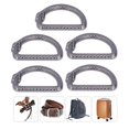thumbnail image 4 of D Rings, Zinc Alloy Wide Application Small D Rings  For Luggage For Bag For Backpack Gold,Silver,Gray,Bronze, 4 of 8