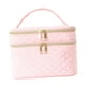 thumbnail image 5 of Case de almacenamiento de maquillaje portátil Organizador de cosmético Organizador de viajes Pollo de viaje Organizador de esmalizador de uñas Bolsos Rosa, 5 of 8