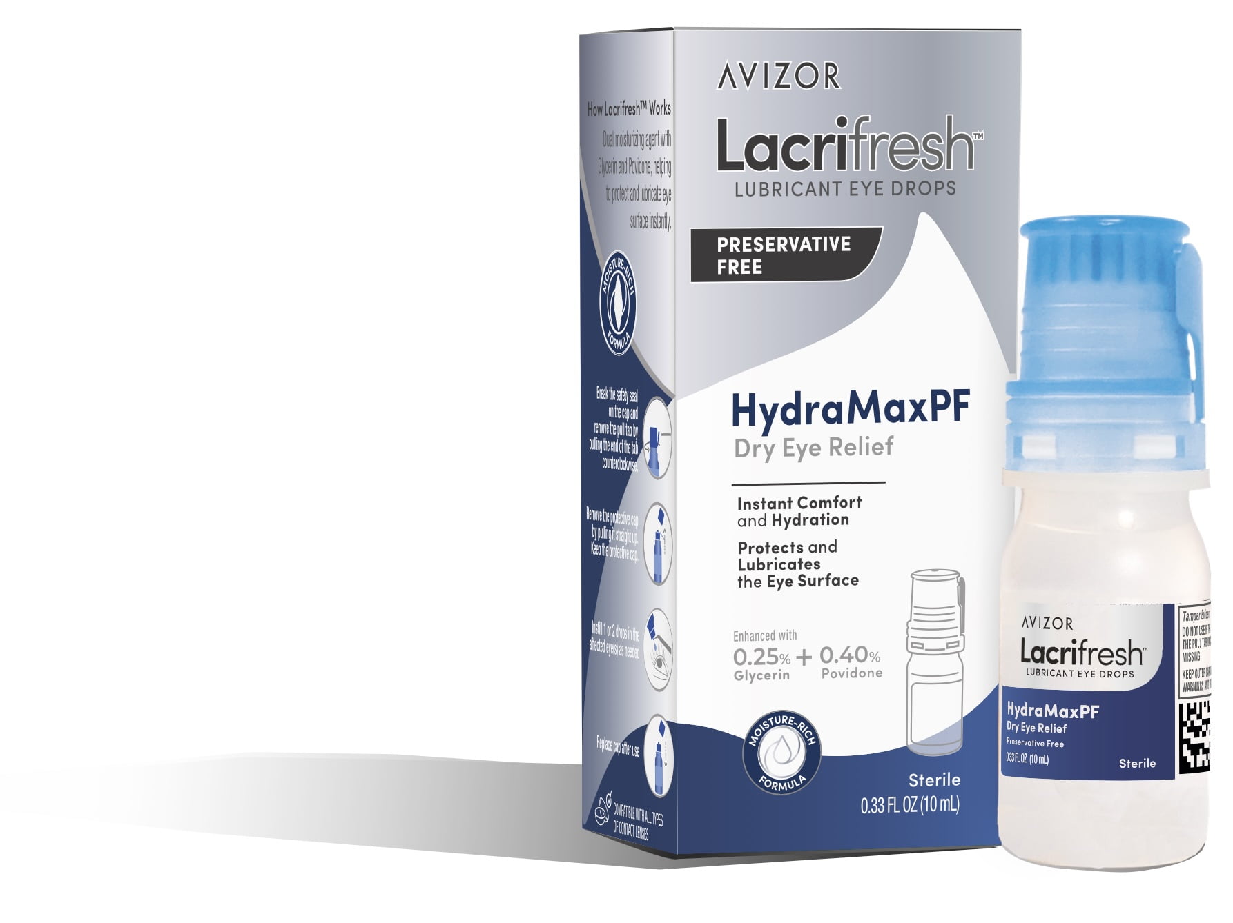 Lacrifresh HydraMax Preservative-Free Lubricant Eye Drops for Dry Eye Relief
